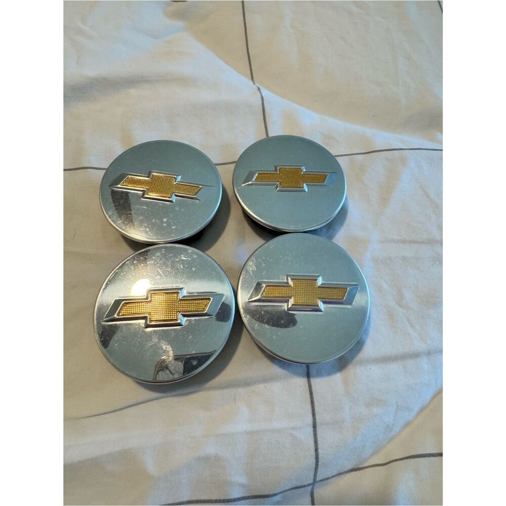 Chevrolet Gold Center Caps Set of 4